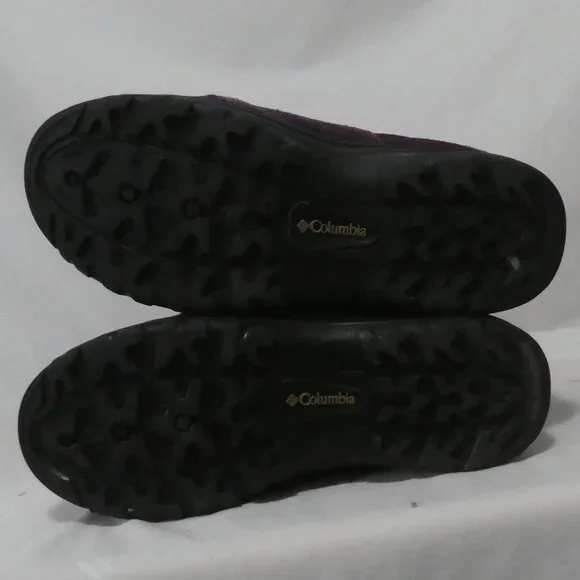 COLUMBIA - Waterproof | size 10 | Elegant Purple Faux-Fur Trim Boots - Picture 12 of 12